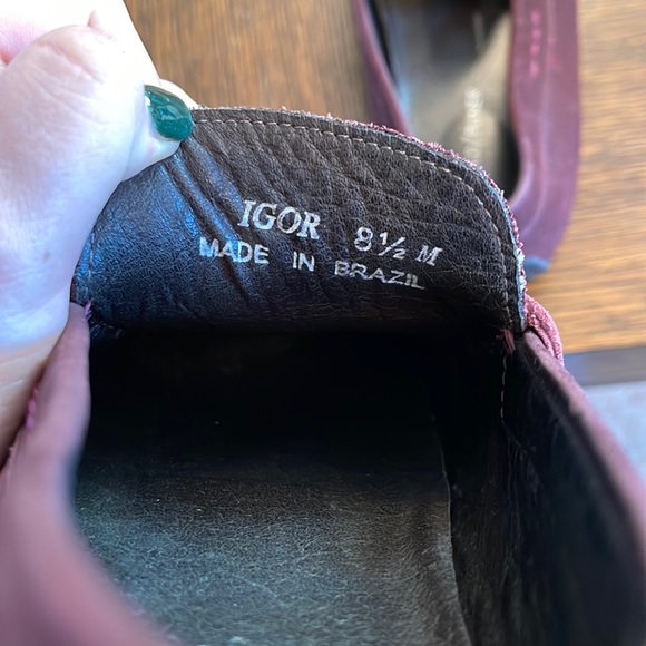 💕x2HP💕Donald J. Pliner Igor men’s burgundy suede loafers - Picture 12 of 12